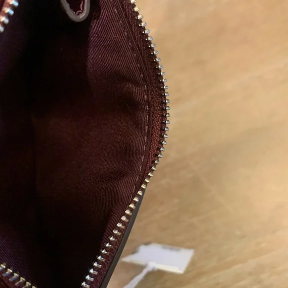 Tory Burch Dark Carmine Card Holder - Picture 5 of 7